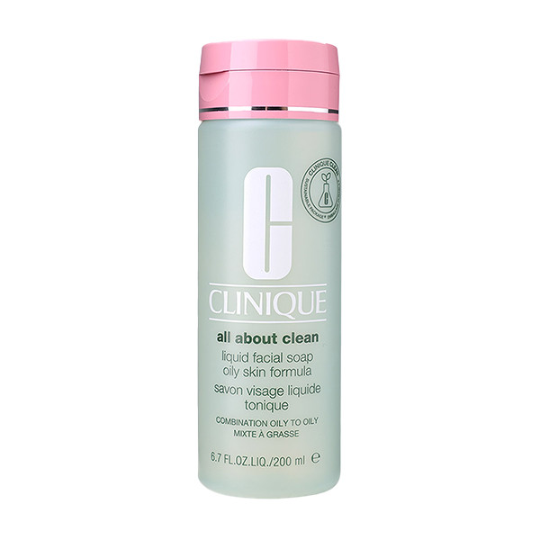 محلول پاک کننده آرایش کلینیک مدل All About Clean oily skin حجم 200 میلی لیتر پوست چرب