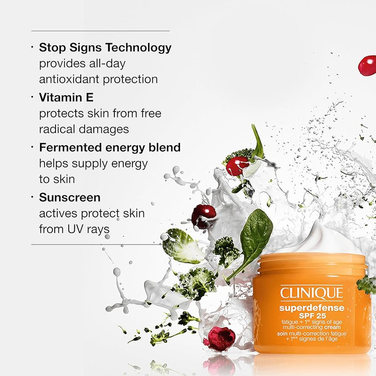 کرم ضد پیری و ترمیم کننده و محافظت کلینیک Superdefense SPF 25