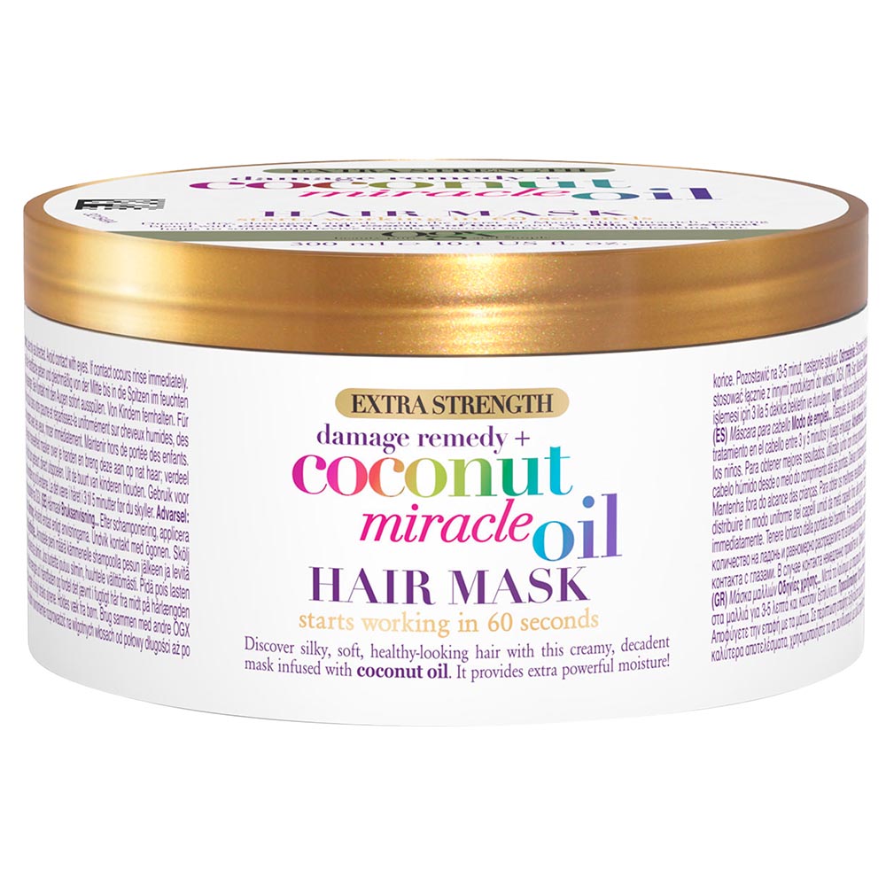 ماسک مو او جی ایکس مدل Coconut Miracle وزن 168 گرم