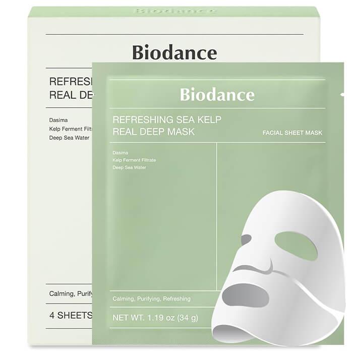 ماسک تسکین دهنده جلبک دریایی بایودنس 34 گرم Biodance