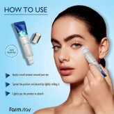 سرم دور چشم رولینگ کلاژن فارم استی (Farm Stay Collagen Water Full Moist Rolling Eye Serum) حجم 25 میلیلیتر