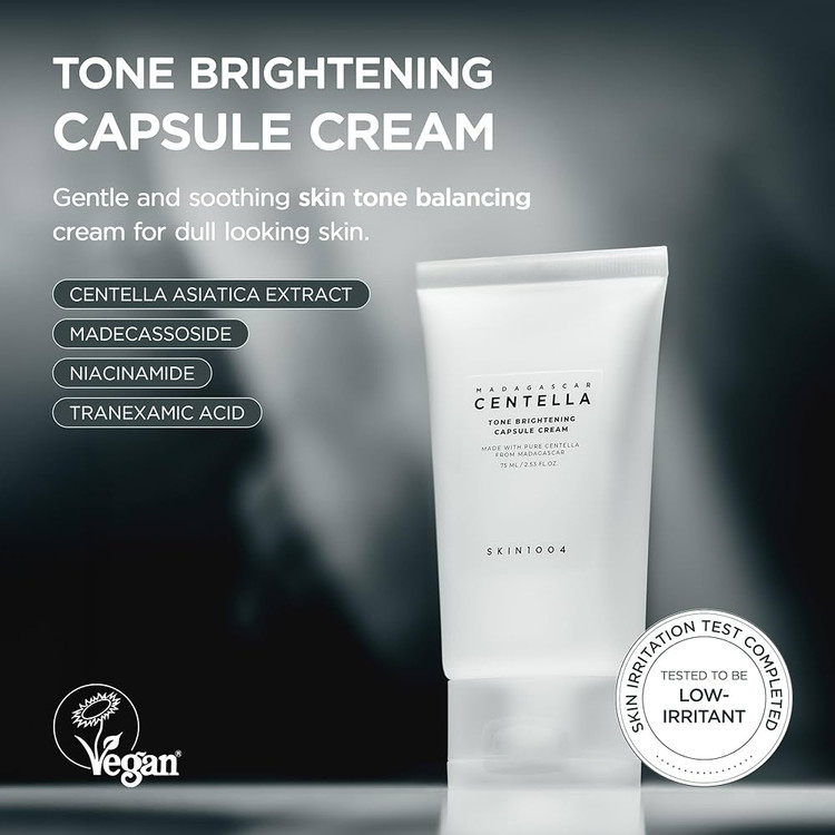 کرم کپسولی روشن کننده سنتلا اسکین 1004 Centella Tone Brightening Capsule Cream 75Ml