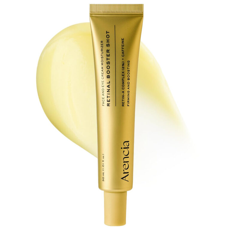 بوستر شات رتینال و کافئین ضدچروک و بستن منافذ آرنسیا ARENCIA RETINAL BOOSTER SHOT FACE & BODY