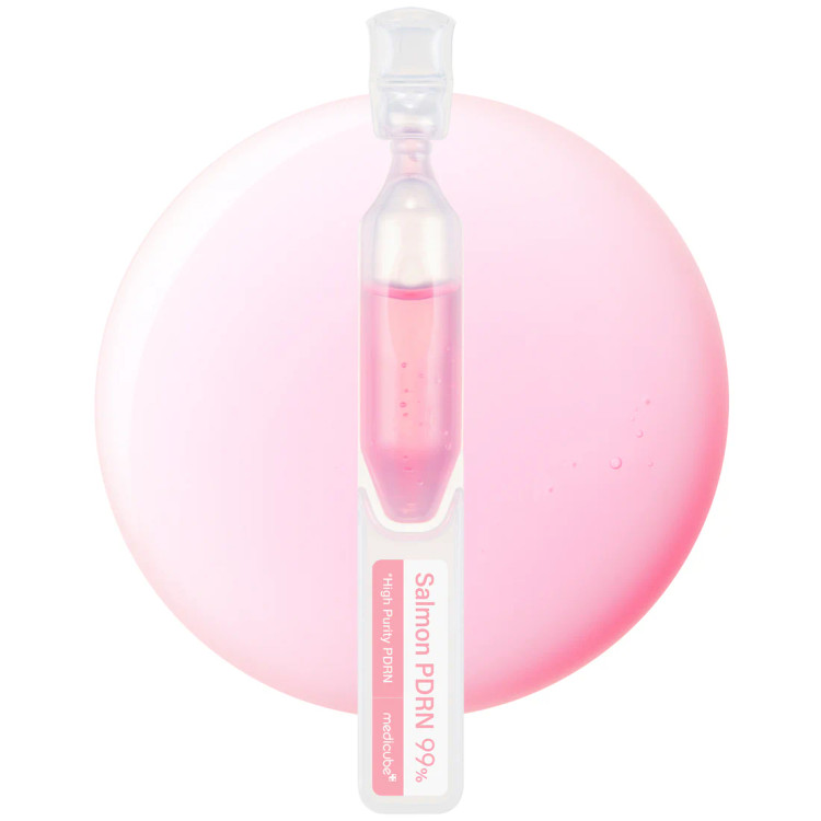 ویال PDRN ماهی سالمون مدی کیوب medicube Salmon DNA PDRN Pink One Day Serum