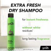 شامپو خشک got2b گات تو بی اکسترا فرش Extra Fresh سبز