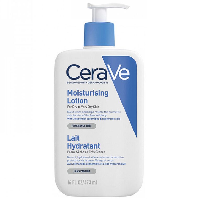 لوسیون مرطوب کننده صورت و بدن سراوی ۴۷۳ میل  Cerave Moisturizing Lotion