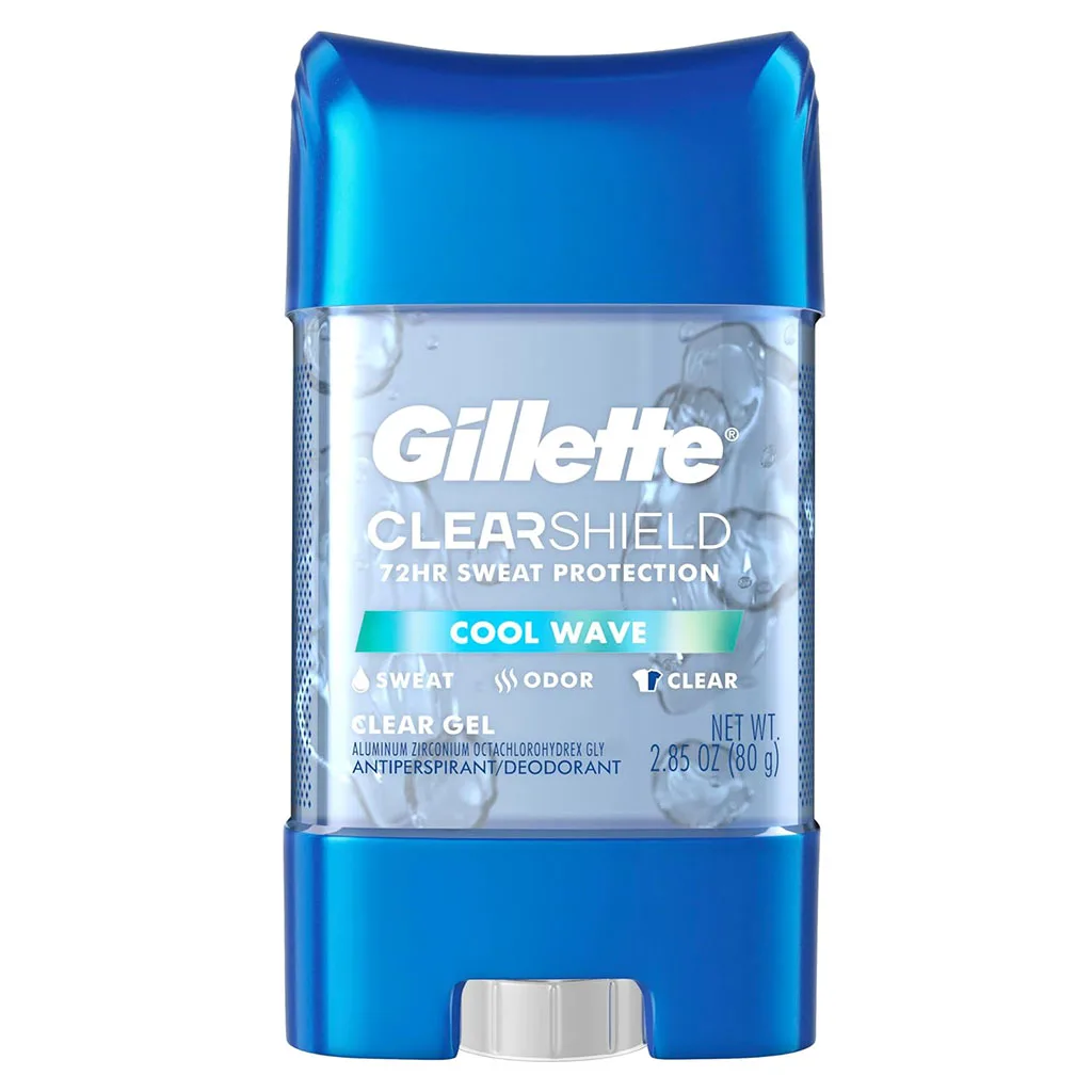 مام استیک ژله ای ضد تعریق ژیلت سری CLEAR SHIELD مدل COOL WAVE