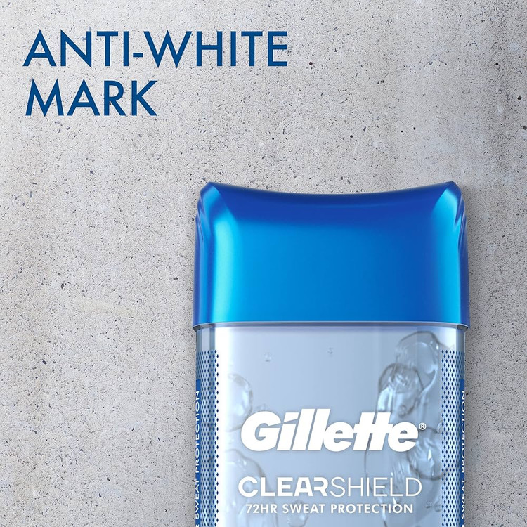مام استیک ژله ای ضد تعریق ژیلت سری CLEAR SHIELD مدل COOL WAVE