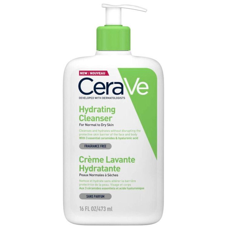 ژل شستشو و آبرسان قوی سراوی ۴۷۳ میل CERAVE HYDRATING CLEANSER