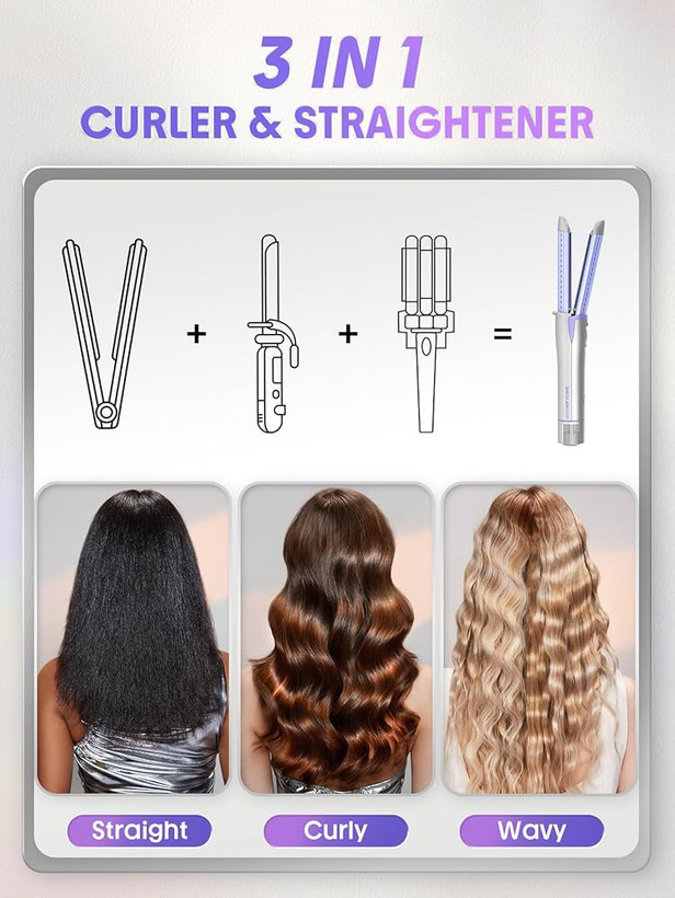 دستگاه فر کننده مو شیگلم مدل One Touch Airflow Styler Pro سایز 25 میلیمتر