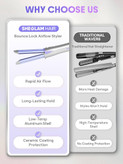 دستگاه فر کننده مو شیگلم مدل One Touch Airflow Styler Pro سایز 25 میلیمتر