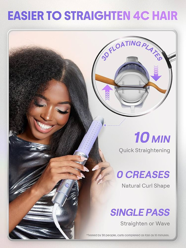 دستگاه فر کننده مو شیگلم مدل One Touch Airflow Styler Pro سایز 25 میلیمتر