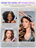 دستگاه فر کننده مو شیگلم مدل One Touch Airflow Styler Pro سایز 25 میلیمتر