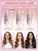 دستگاه فر کننده مو کرلی شیگلم بیبی پینک Cupid’s Charm One-Touch Instant Curler