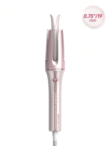 دستگاه فر کننده مو کرلی شیگلم بیبی پینک Cupid's Charm One-Touch Instant Curler 19mm