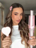دستگاه فر کننده مو کرلی شیگلم بیبی پینک Cupid’s Charm One-Touch Instant Curler