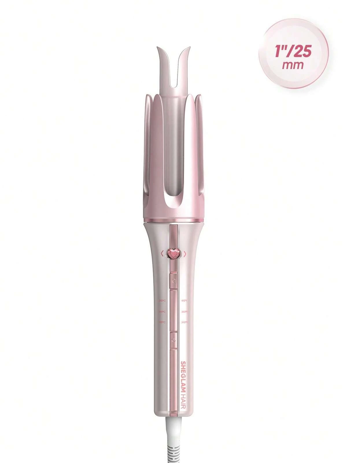 دستگاه فر کننده مو کرلی شیگلم بیبی پینک Cupid’s Charm One-Touch Instant Curler