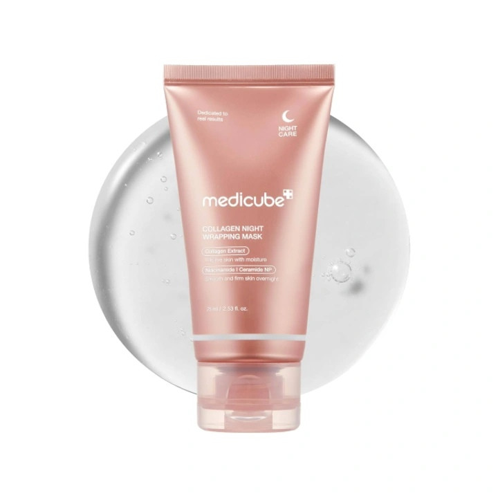 ماسک شب کلاژن مدی کیوب Medicube Collagen Night Wrapping Mask 75Ml