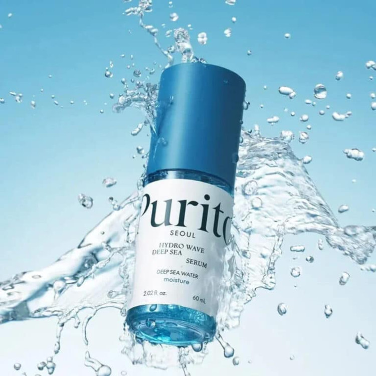 سرم آبرسان آب دریای عمیق پیوریتو مدل Hydro Wave Deep Sea Serum 60ml
