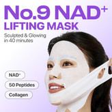 ماسک ضد چروک بایو لیفتینگ شماره 9 نامبوزین (Numbuzin No.9 NAD+ BIO Lifting-sil Full Face Mask)