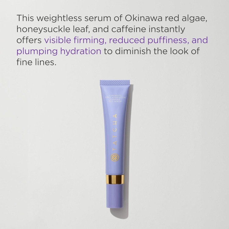 سرم آبرسان دور چشم تاچا مدل luminous Tatcha luminous deep hydration firming eye serum