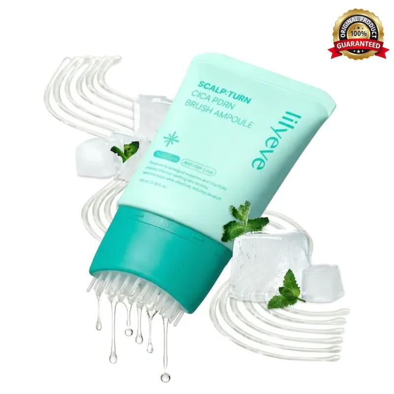 آمپول پوست سر LILYEVE Scalp:Turn Cica PDRN Brush Ampoule 100ml